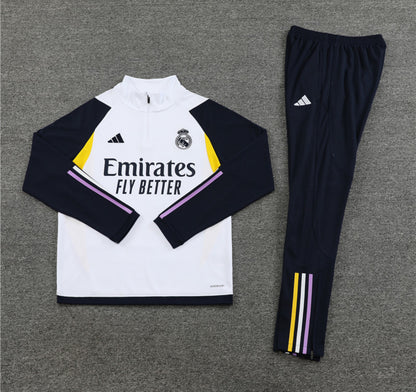 Real Madrid Winter Tracksuit Set (white)