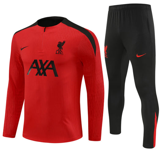 Liverpool Winter Tracksuit Set (Black/Red)