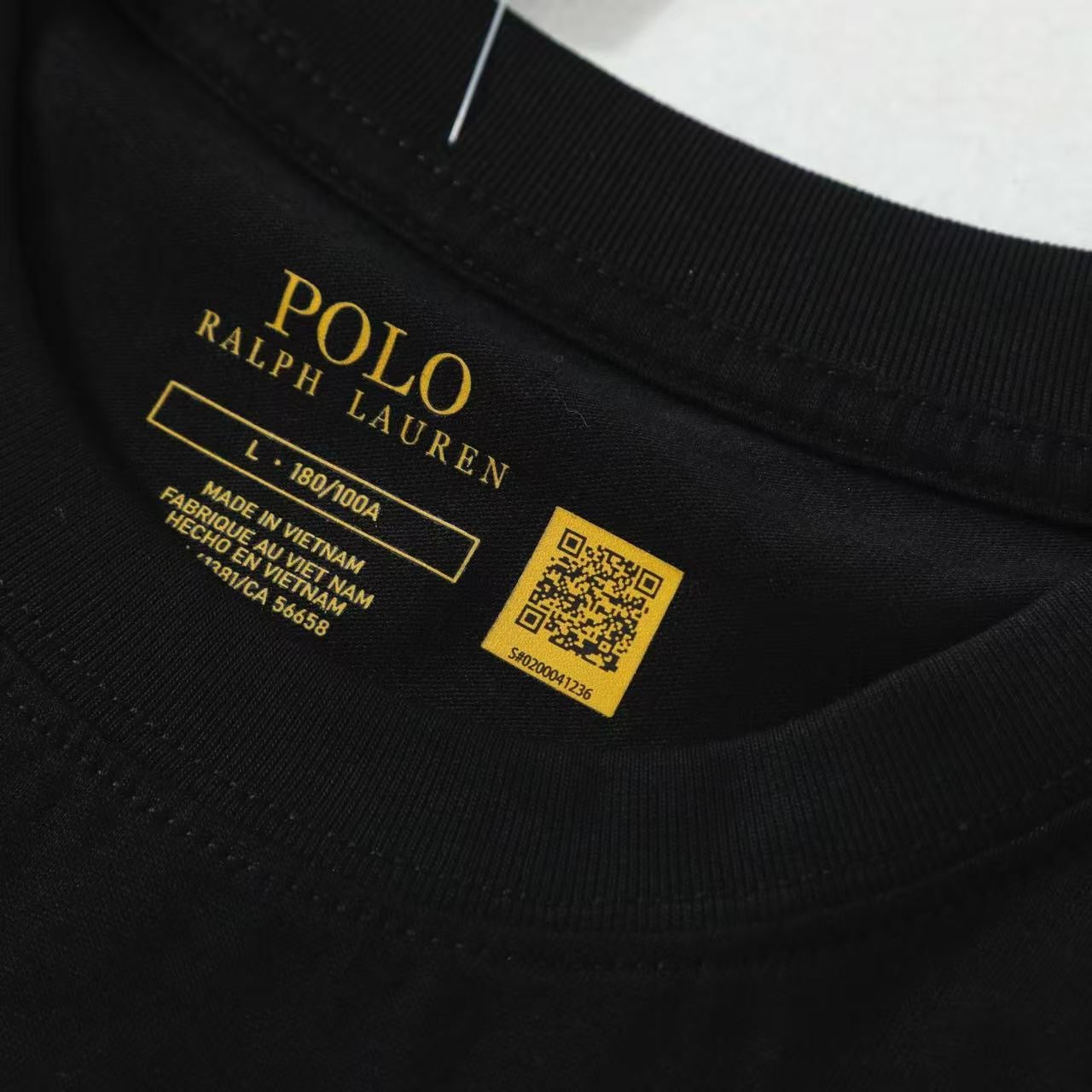 Ralph Lauren Classic Fit Crewneck T-Shirt (Black)