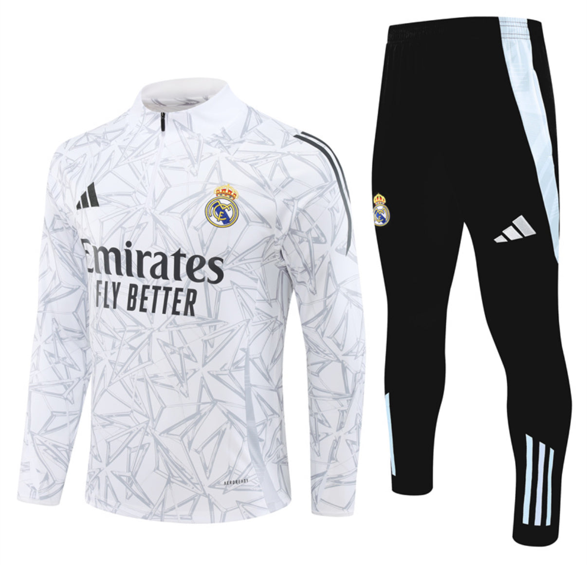 Real Madrid Winter Tracksuit Set (White)