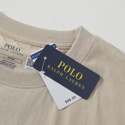 Ralph Lauren Classic Fit Crewneck T-Shirt (Beige)