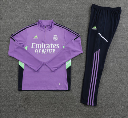 Real Madrid Winter Tracksuit Set (Purple)