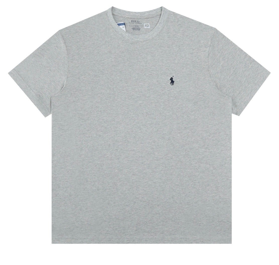 Ralph Lauren Classic Fit Crewneck T-Shirt (Gray)