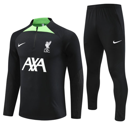 Liverpool Winter Tracksuit Set (Black/Green)