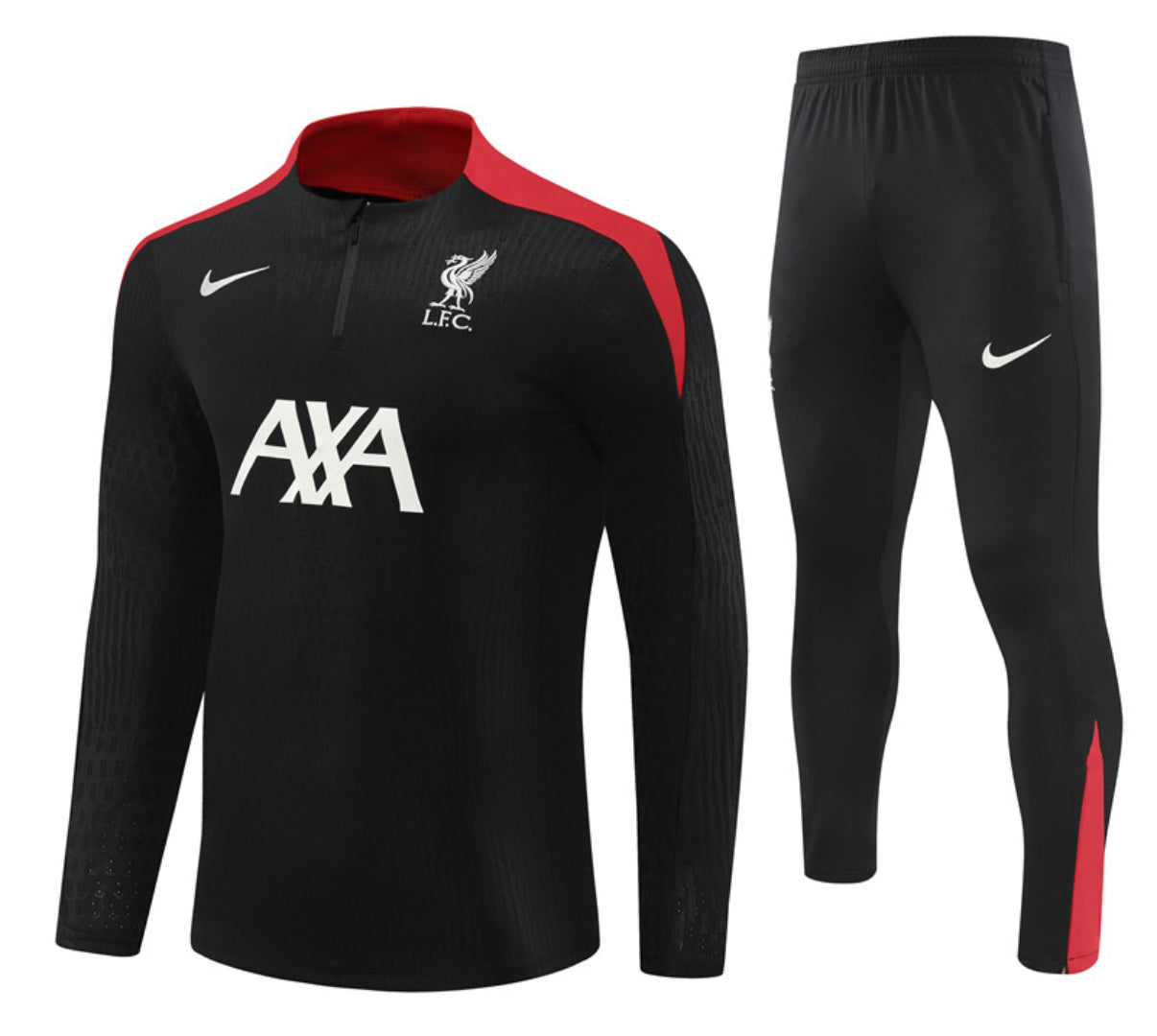 Liverpool Winter Tracksuit Set (Black/Red)