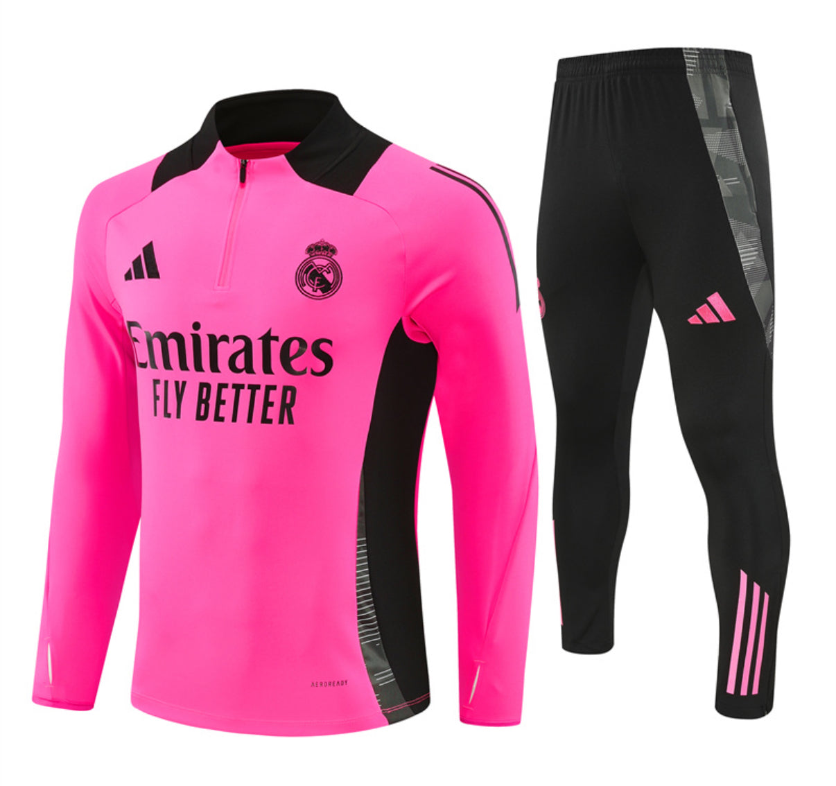 Real Madrid Winter Tracksuit Set (Pink)