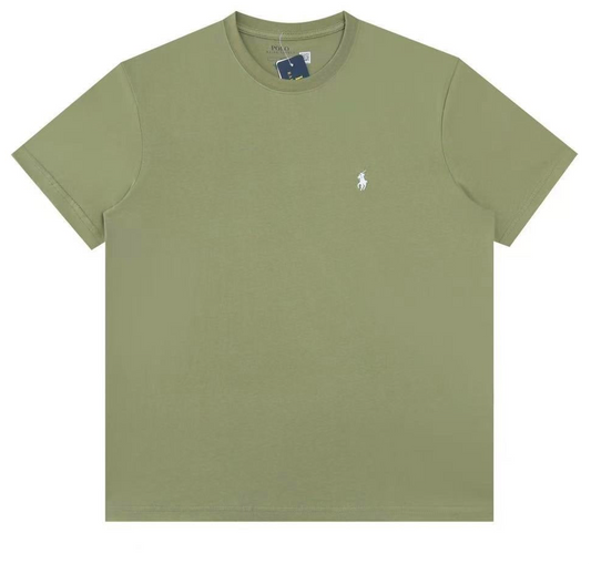 Ralph Lauren Classic Fit Crewneck T-Shirt (Olive Green)