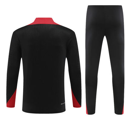 Liverpool Winter Tracksuit Set (Black/Red)