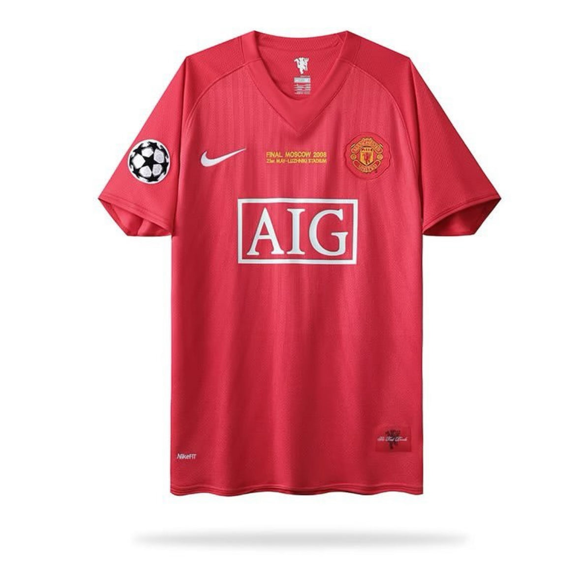 Manchester United 2008 UCL retro jersey