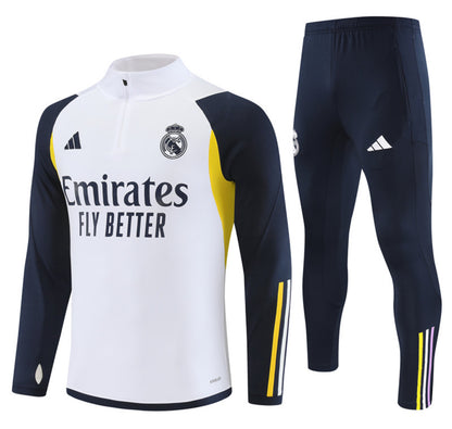 Real Madrid Winter Tracksuit Set (white)