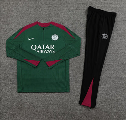 PSG Winter Tracksuit Set (Dark Green)