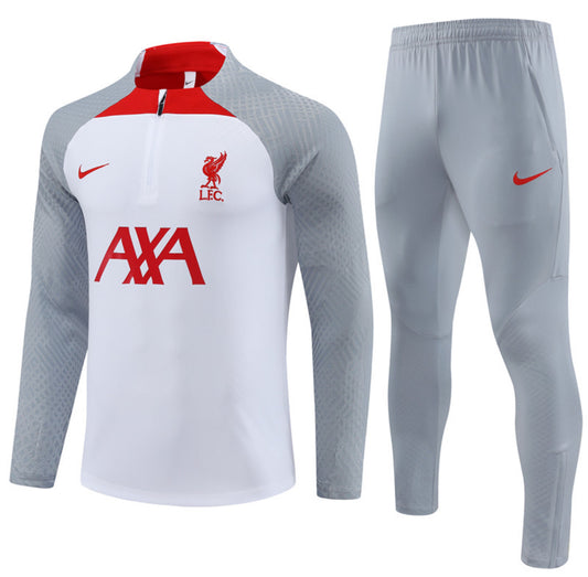 Liverpool Winter Tracksuit Set (White/Red)