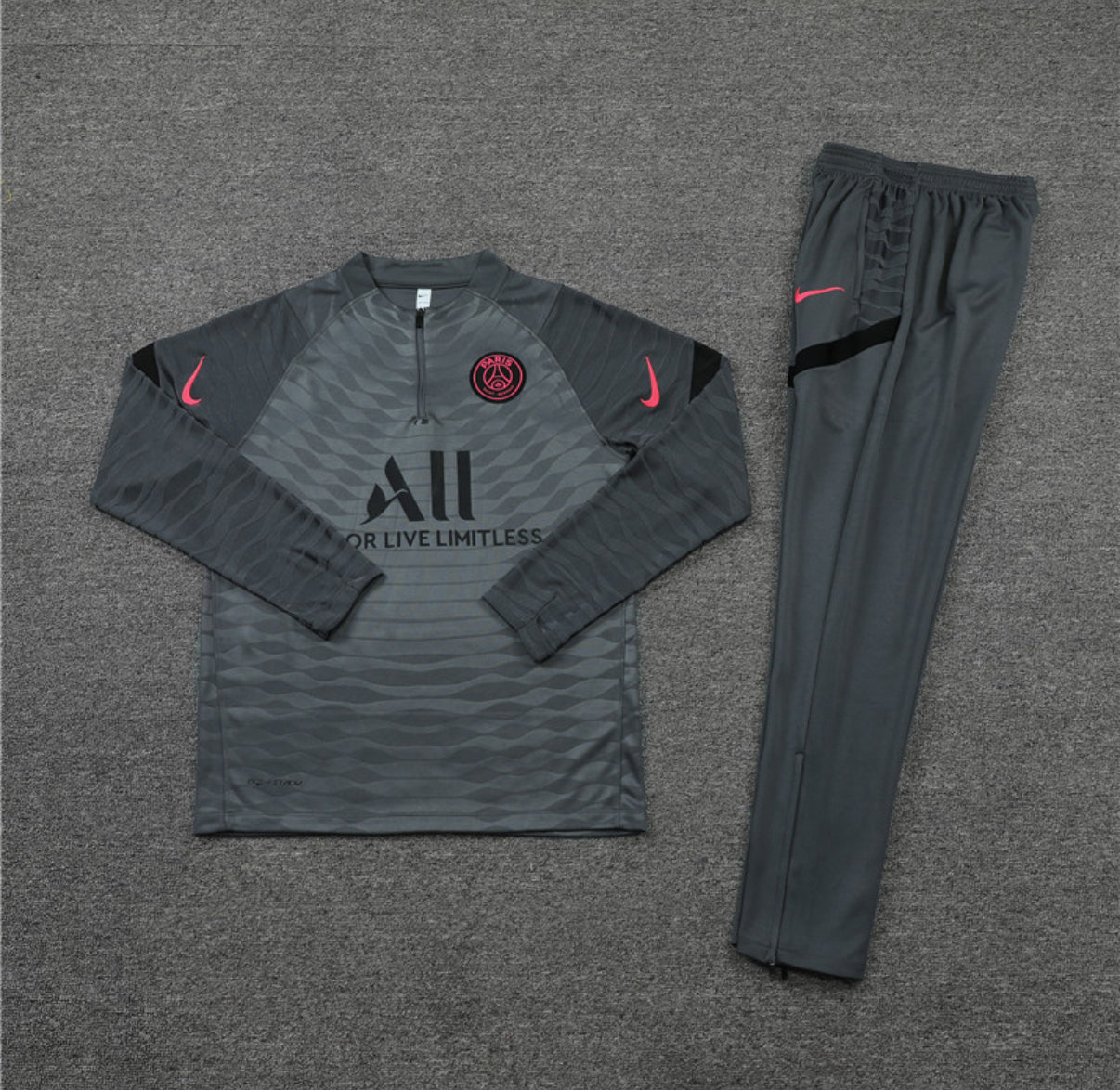 PSG Winter Tracksuit Set (Dark Gray)