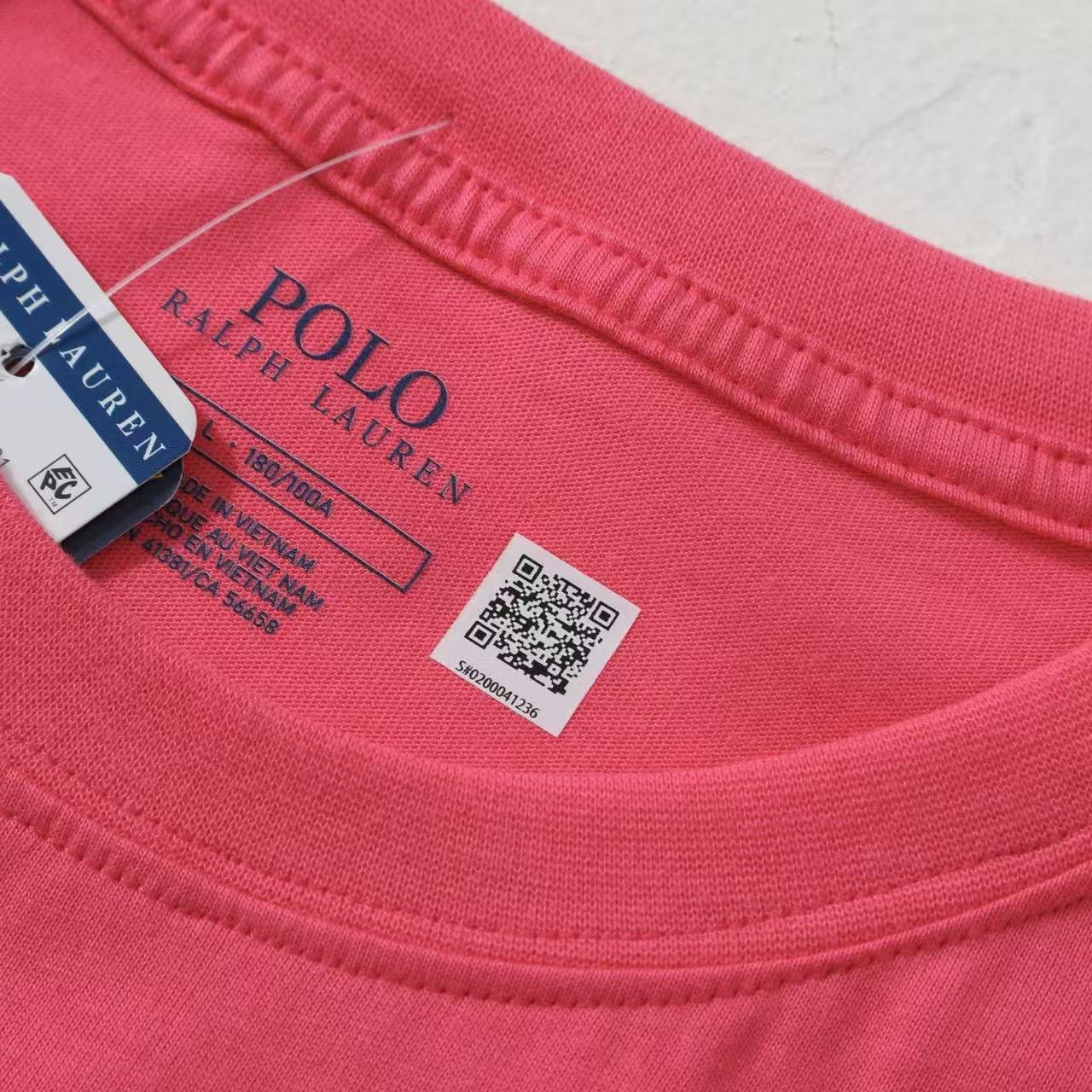 Ralph Lauren Classic Fit Crewneck T-Shirt (Bright pink)