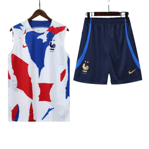 Nike France Training 2022/23 Vest Home Kit - White