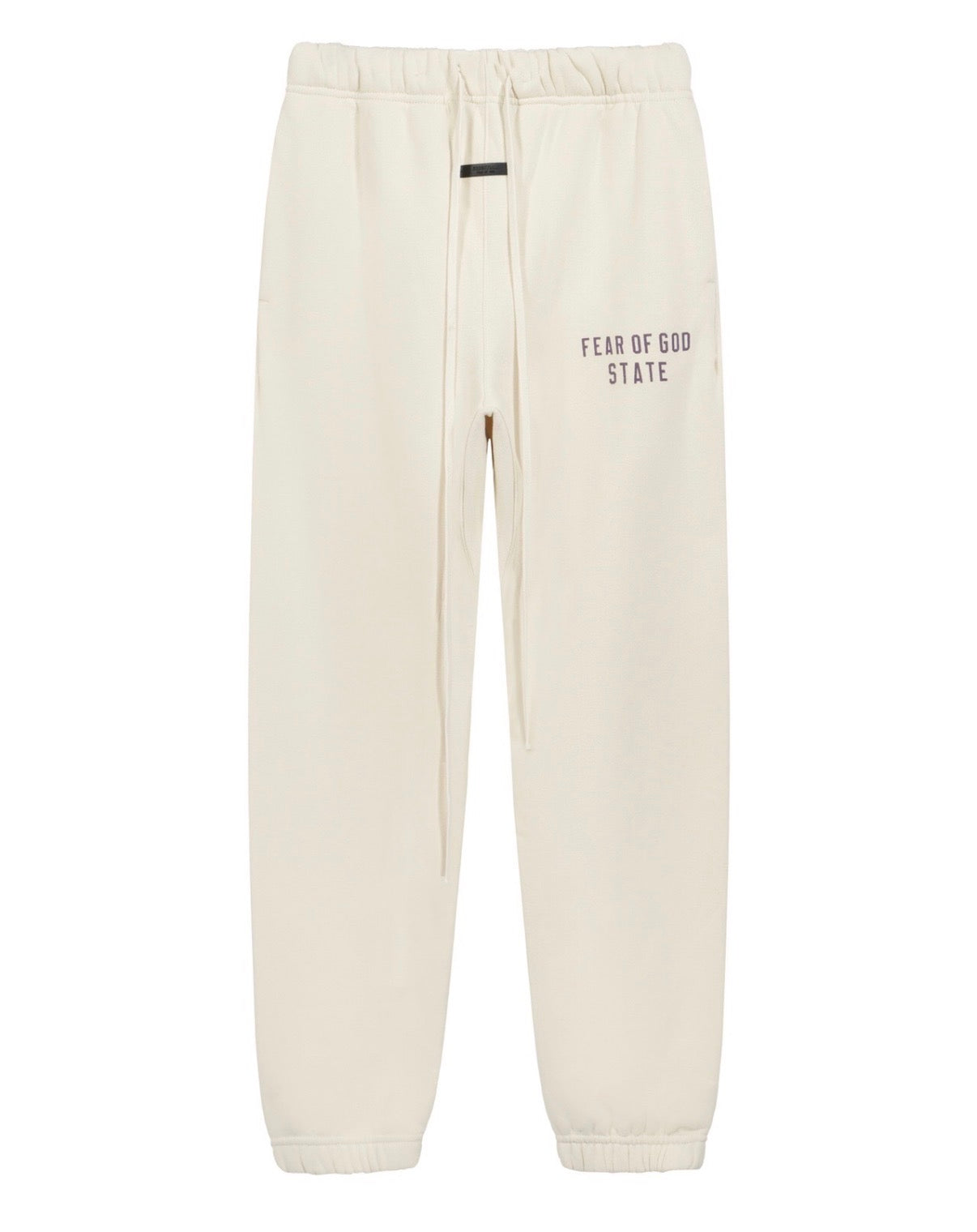 Fear Of God Essentials Fleece Essential sweatpants (Black/soft gray/White)