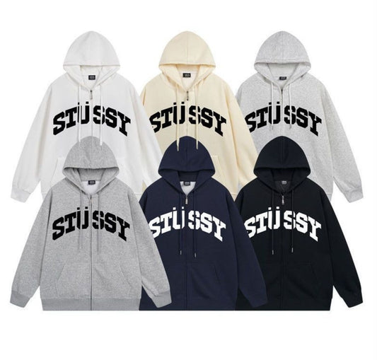 STÜSSY Block Sport Zip Hood