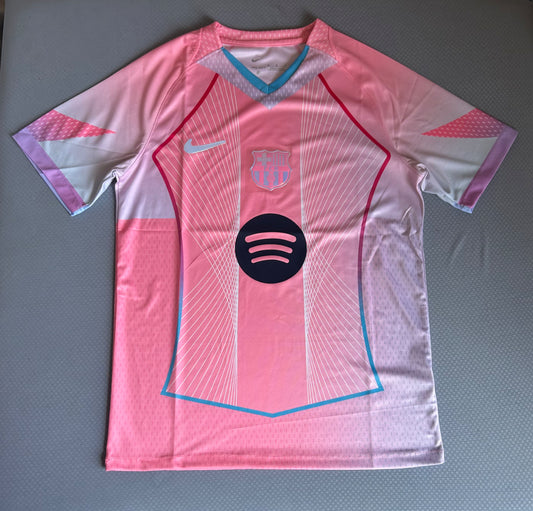 Barcelona pink/baby blue jersey