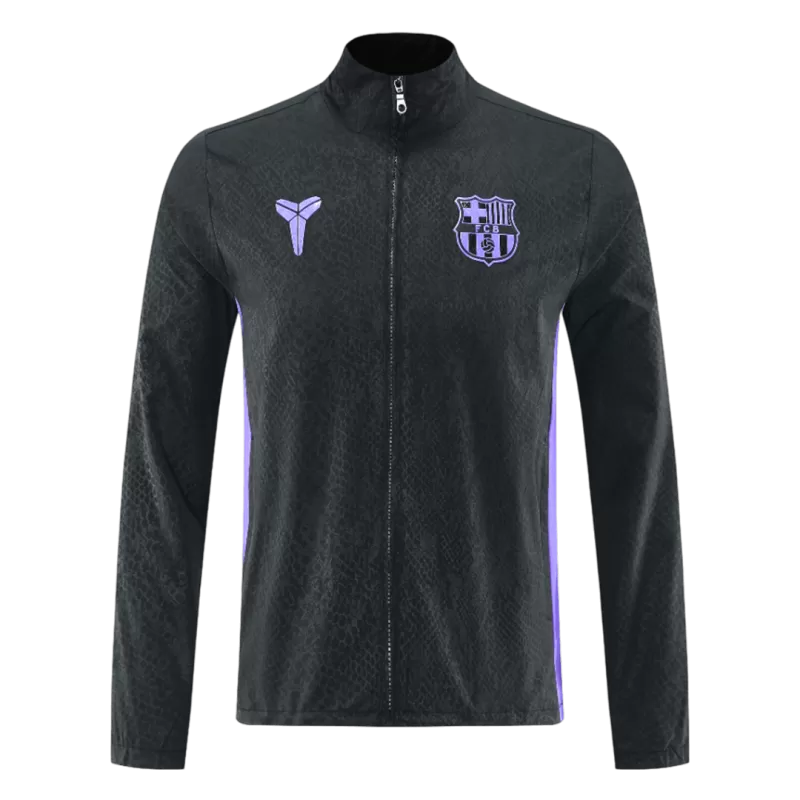 Barcelona Windbreaker Jacket 2025/26 - Black jersey