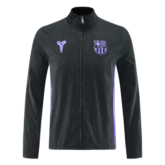 Barcelona Windbreaker Jacket 2025/26 - Black jersey