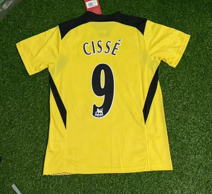 Liverpool 2004-06 Yellow Retro Football Jersey
