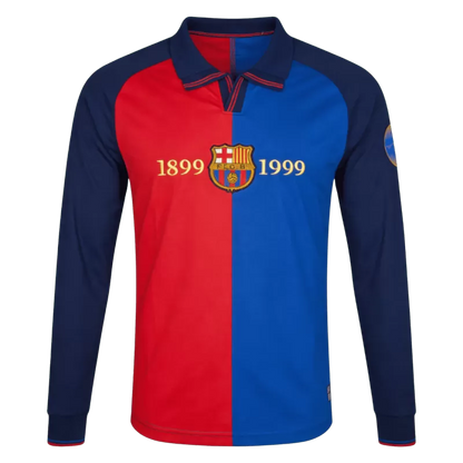 Barcelona Home Retro Long Sleeve jersey 1999/00