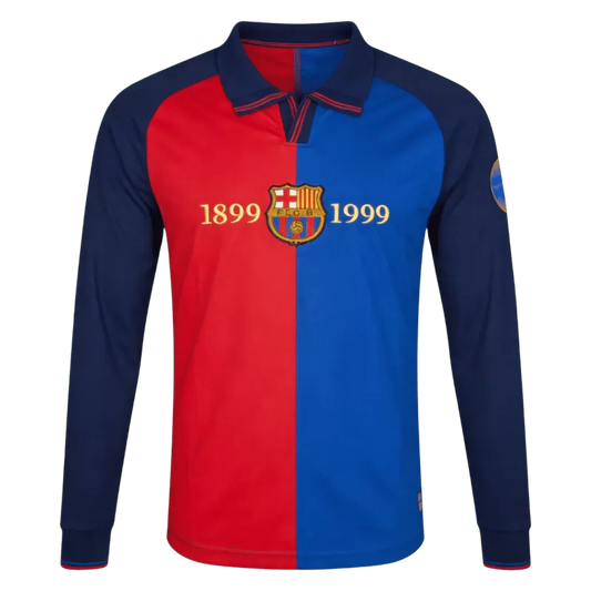 Barcelona Home Retro Long Sleeve jersey 1999/00