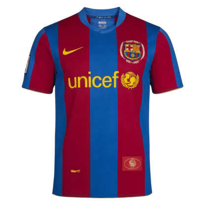 Barcelona Home Retro Jersey 2007/08 - 50th Anniversary