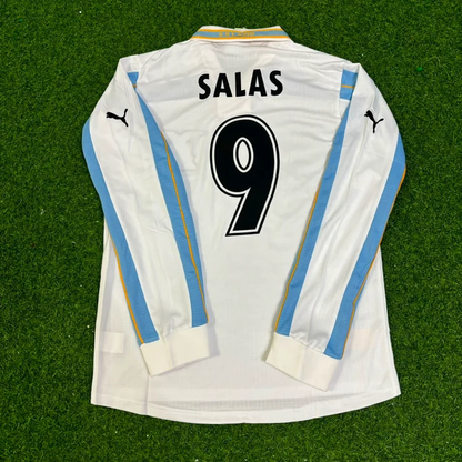 Marcelo Salas Lazio 1999 2000 White Long Sleeve Retro Football Jersey