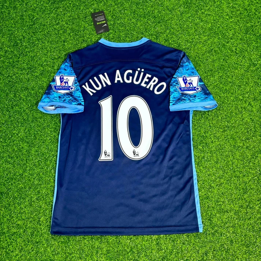 Sergio Kun Aguero 10- Manchester City 2016 2017 Season Retro Jersey