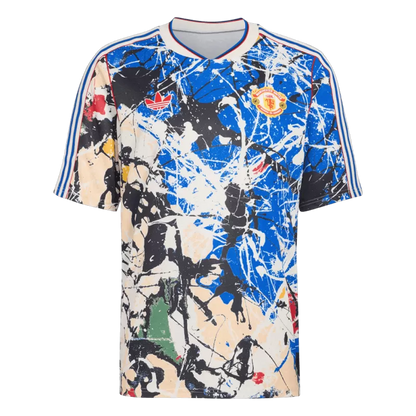 Manchester United Pre-Match Soccer Jersey 2025/26 Blue