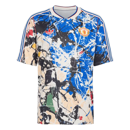 Manchester United Pre-Match Soccer Jersey 2025/26 Blue