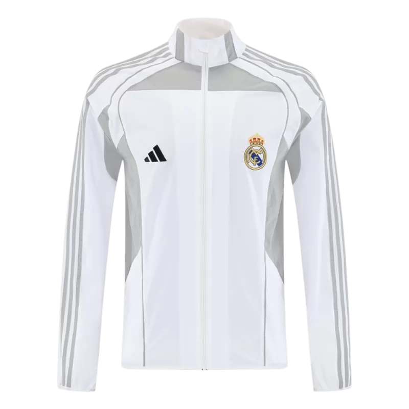 Real Madrid Windbreaker Jacket 2025/26 - White jersey