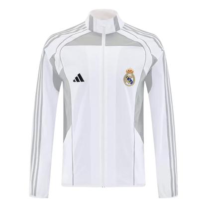 Real Madrid Windbreaker Jacket 2025/26 - White jersey