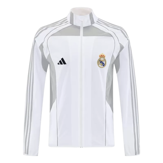 Real Madrid Windbreaker Jacket 2025/26 - White jersey