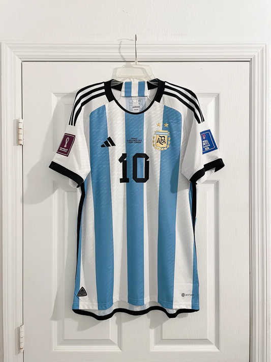 2022 Argentina World Cup Final (2 Stars) MESSI KIT