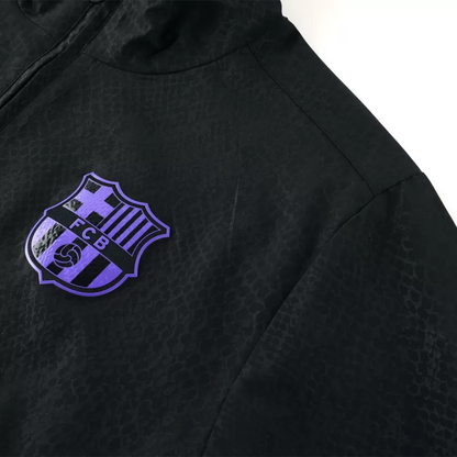 Barcelona Windbreaker Jacket 2025/26 - Black jersey