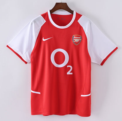 Arsenal Home Retro Jersey 2002/04