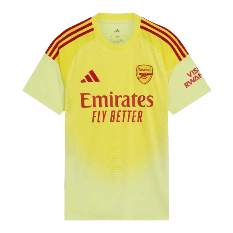 Arsenal Goalkeeper Soccer Jersey 2025/26 Yellow