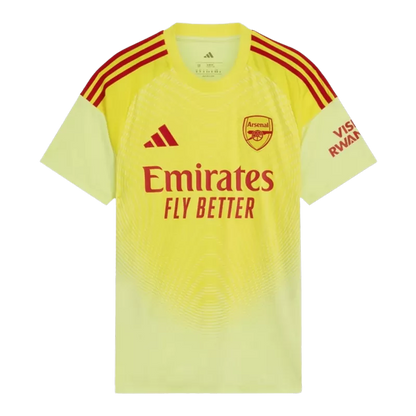 Arsenal Goalkeeper Soccer Jersey 2025/26 Yellow