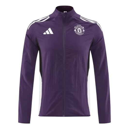 Manchester United Track Jacket 2025/26 - Purple jersey