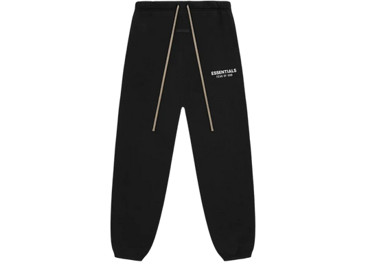Fear Of God Essentials Sweatpants Fleece Black White