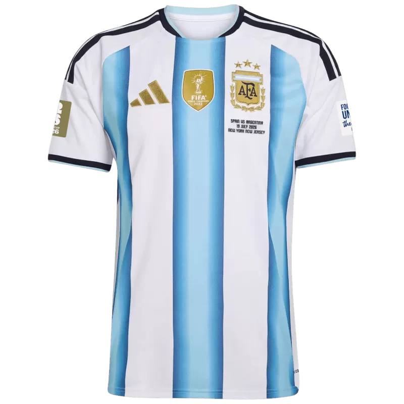 Argentina Home Player Version Jersey World Cup 2026 - Final Match(With Patches)